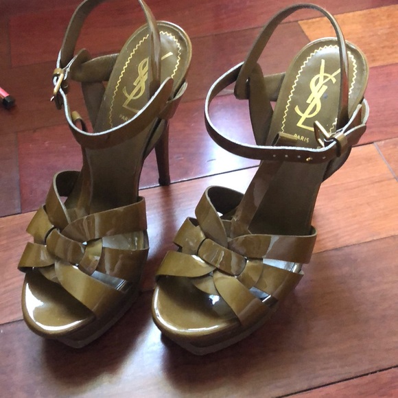 💯 authentic Ysl tribute brown patent - Picture 2 of 7